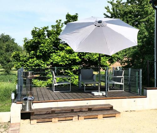 Dārzs, FeWo Schöna45 (FeWo Schona45) in Dahme/Mark