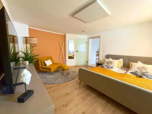 Appartment mit Garten im Beachhouse am Goitzschesee - strandnah & gemütlich in Bitterfeld, Deutschland