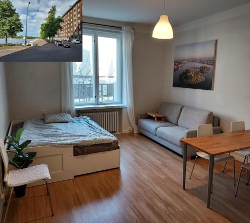 Spacious studio by the sea 41 m2, Helsinky