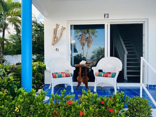 Балкон/тераса, Paradise for two on the Caribbean Sea in Westpunt