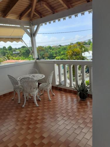 parveke/terassi, La SAISONNIERE RELAIS in Gosier