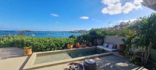 陽台/露台, PALM BLUE Caribbean Pinel Bay in 聖馬丁