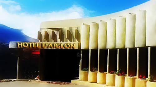 Entrance, Hotel L'Aiglon in Bcharre