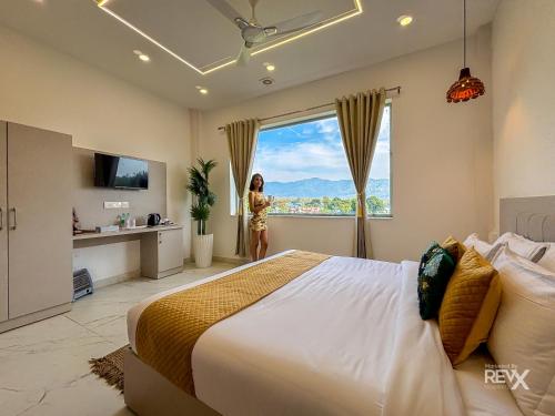 1 double bed