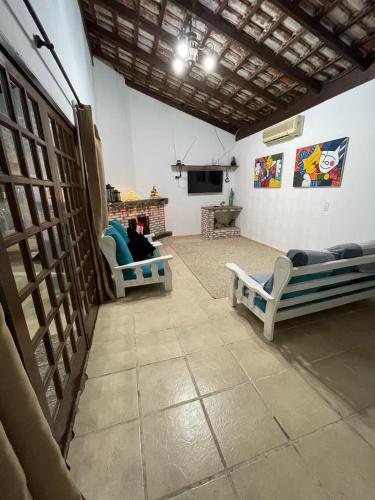 Linda casa de praia com amplo lazer in Jardim Virginia