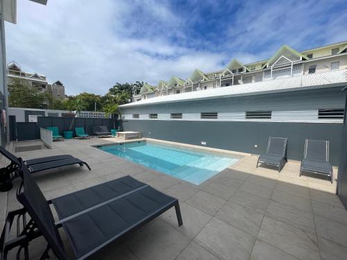 View, Karaibes Residence in Gosier