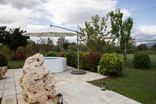 熱水浴缸, Agriturismo Il Giardino in 桑塞波爾克羅