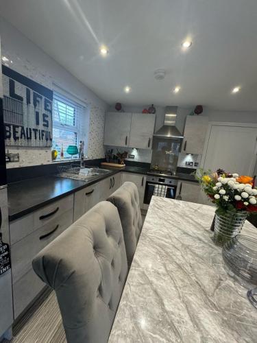廚房, Stunning 3-Bedroom in Alford Lincolnshire in 奧爾福德