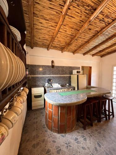 Kitchen, MI CABANA DE LOS ANDES Apartaderos Merida in El Potrero