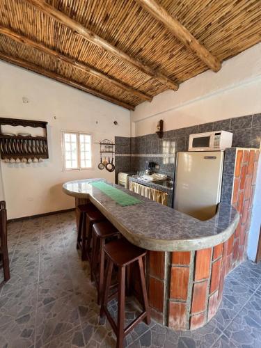 Kitchen, MI CABANA DE LOS ANDES Apartaderos Merida in El Potrero