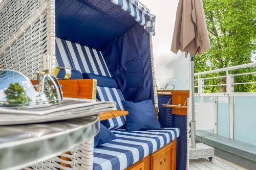 Balkon/teras, Seestraße 54 Wohnung 1 Seegras in Zingst