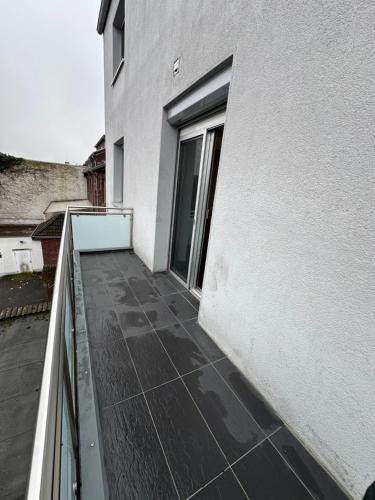 Erkély/terasz, Case Five Aparthotel mit Parkplatz in Datteln
