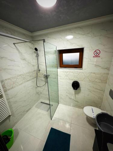 Ванна кімната, Apartament 2 dormitoare LUX situat la parter in complex ApartHotel Botosani 3 in Ботошані