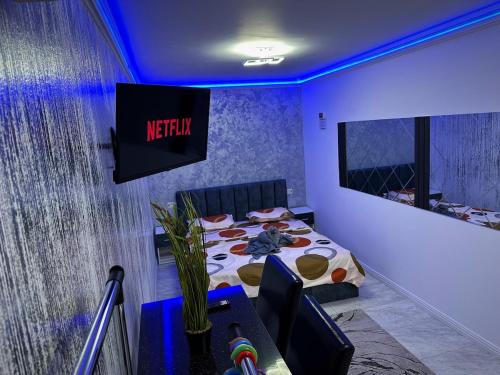 . Apartament 1 camera LUX situat la parter in complex ApartHotel Botosani 2
