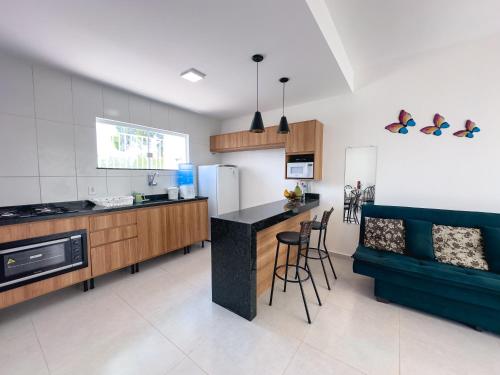 Konyha, Apartamento 2 Village Mariah Perto da Praia 450m in Mutari