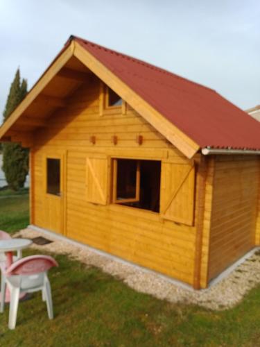 chalet le cocon de bois gîte à louer Breuilh