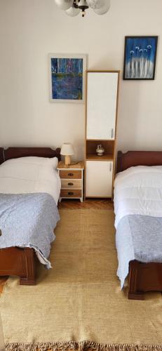 2 twin beds