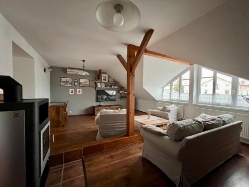 Apartmán Půda na jihu (Apartman Puda na jihu) in יינדז'יחוב הראדץ