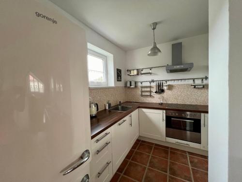 מטבח, Apartmán Půda na jihu (Apartman Puda na jihu) in יינדז'יחוב הראדץ