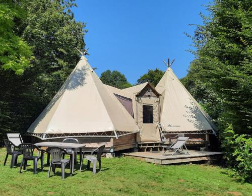 Uitzicht, Camping Le Moulin des Effres in Secondigny