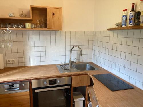 virtuve, Apartment im Loefengut in Sankt Florian (Upper Austria)