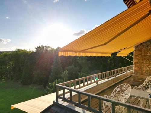 Balkong/terasse, Le Manoir du Cerf in Meulan