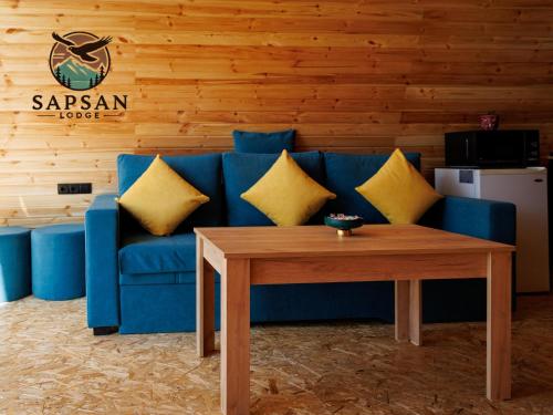 Ruang bersama/area TV, SapsanLodge in Hermon