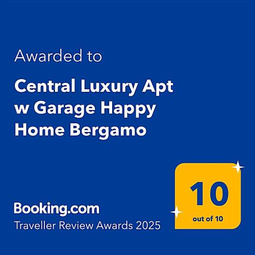 Central Luxury Apt w Garage Happy Home Bergamo 1, Bergamo