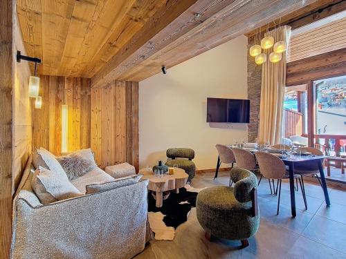 Duplex lumineux renove, pied des pistes, balcon - FR-1-344-252 in Villarencel