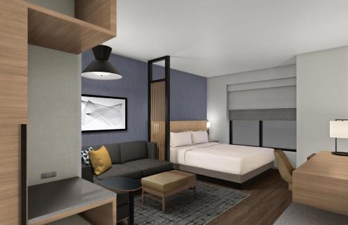 King Room with Sofa Bed and Roll-in Shower - Mobility Accessible