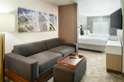Queen Suite with Sofa Bed and Roll-in Shower - Mobility and Hearing Accessible