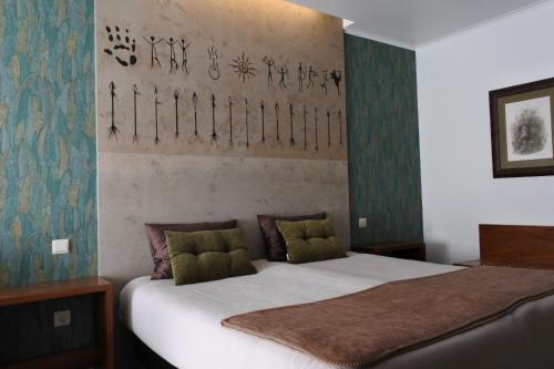 Chambre double avec 1 ou 2 lits, vue sur la montagne
