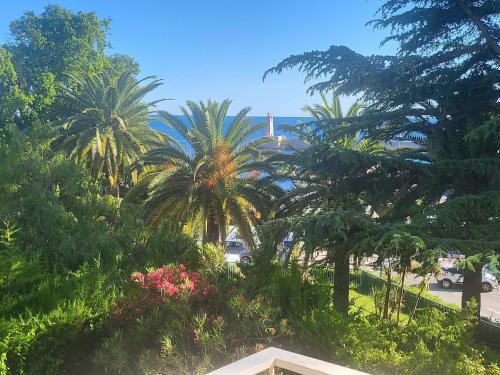 free parking! great central apartment with sea view, Nice