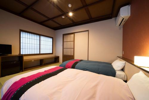 野沢温泉 河一屋旅館Compact Twin Room with Shared Bath