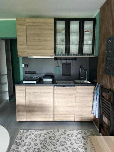 Konyha, Allgäu Apartments Hüs 4 Ferienwohnung mit Self-Checkin (Allgau Apartments Hus 4 Ferienwohnung mit Self-Checkin) in Balderschwang