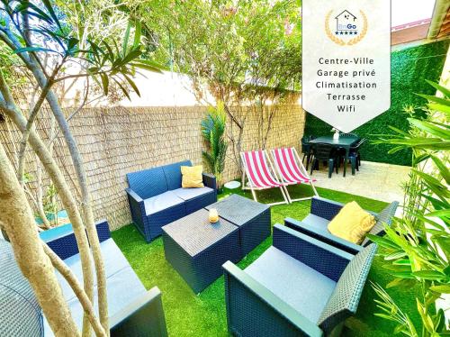 BnGo I Maison Terracotta I Jardin, Garage, 3 chambres, 9 personnes - Location saisonnière - Villeurbanne