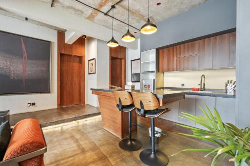 ห้องครัว, Portal Chalets With Private Pool - AlQirwan in อัล อาริด