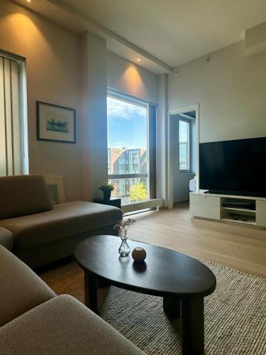 Moderne og sentrumsnær leilighet