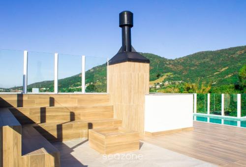 Swimming pool, Apto moderno com piscina e churrasqueira CRR201 in Pedrita