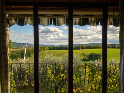 Erkély/terasz, Agriturismo Il Caggio di Sotto in Colle di Val d' Elsa