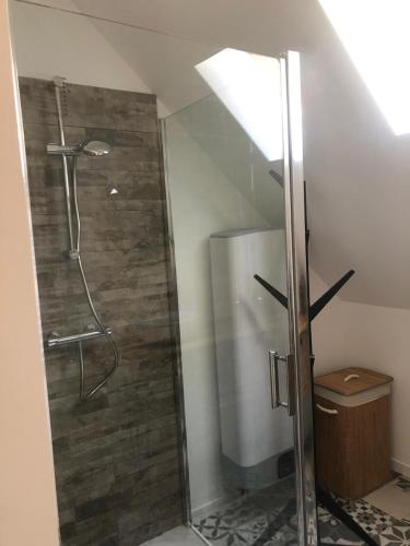 Bathroom, La Guyomarais - Gite Terre in Pledeliac
