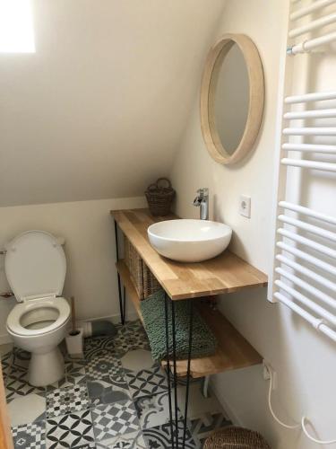 Bathroom, La Guyomarais - Gite Terre in Pledeliac