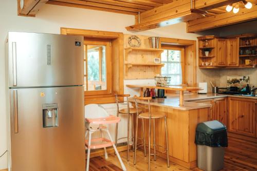 ห้องครัว, Chata Drevenô - Chaty Rozprávkovo (Chata Dreveno - Chaty Rozpravkovo) in สตาราเลสนา