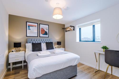 Stunning Top-Floor 2BR Free Parking & Stylish Stay, Liverpool (fotografie 6)