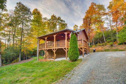 Peaceful Getaway Penrose Cabin with Hot Tub and Pond in Etowah (NC)