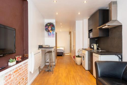 ETTERBEEK - Sunny loft Studio - EU AREA, Bruselas (foto 6)