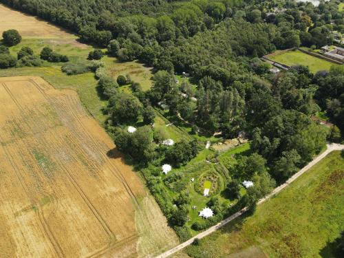 Viesnīcas āriene, Moat Island Glamping in Haveringland