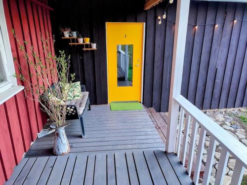 Erkély/terasz, Self check-in Rustic Studio next to Nature Reserve in Endla