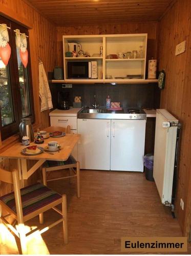 Kitchen, Waldnest Odenwald - Waldhauszimmer in Wald-Michelbach