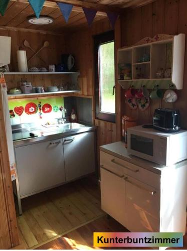 Kitchen, Waldnest Odenwald - Waldhauszimmer in Wald-Michelbach